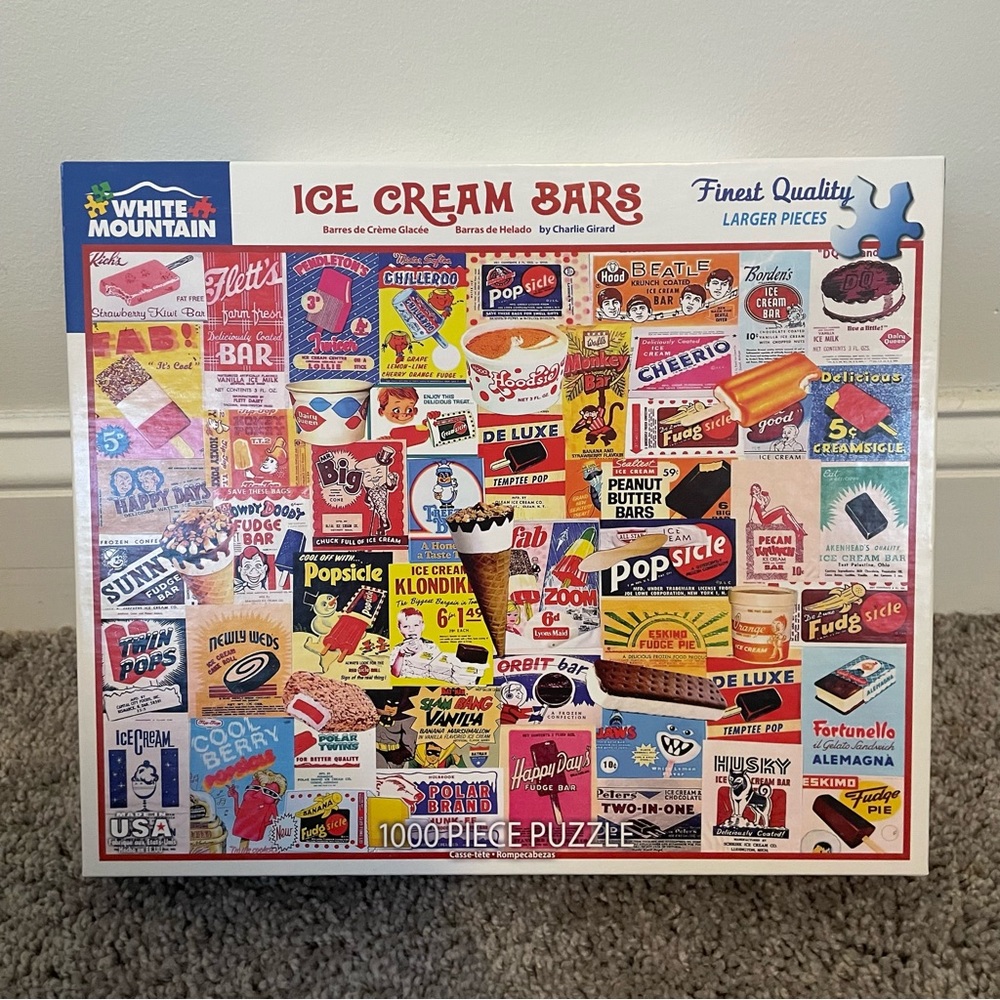 White Mountain Puzzles - 1000pc - ice cream bars